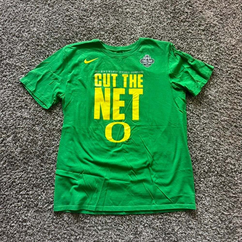 Nike Oregon Ducks 2017 Final Four Cut The Net T-Shirt
